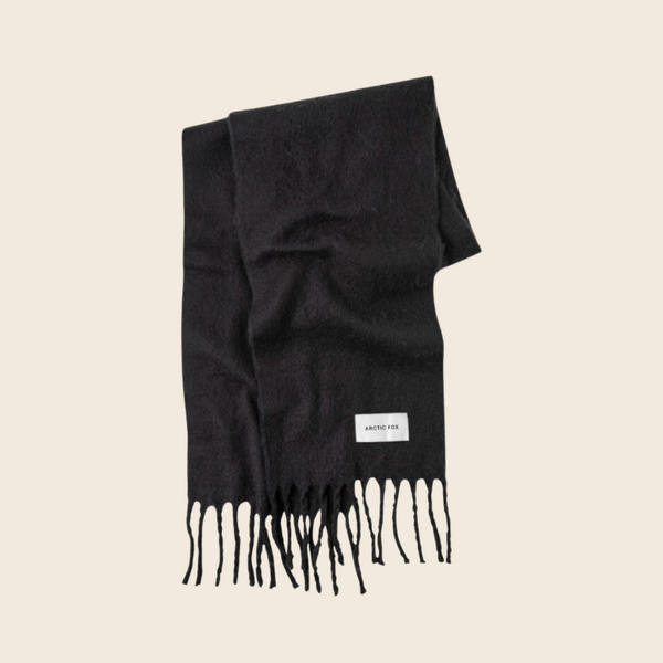The Reykjavik Recycled Scarf | Black