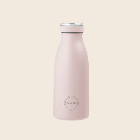 Small Stainless Steel Drinking Bottle | Soft Rose