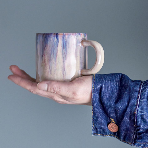 Amalia Stoneware Mug | Blue Mix