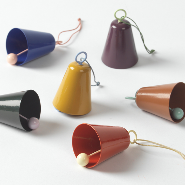 Metal Christmas Bell Ornament | Green