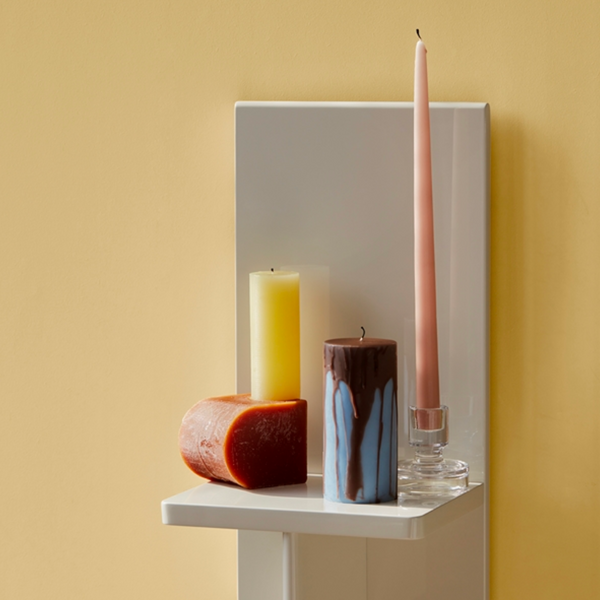 Glass Petra Candle Holder | Clear