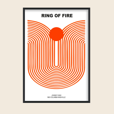 Ring Of Fire Print | A3