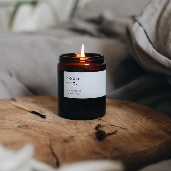 Hobo and Co Orange Spice Medium Jar Candle