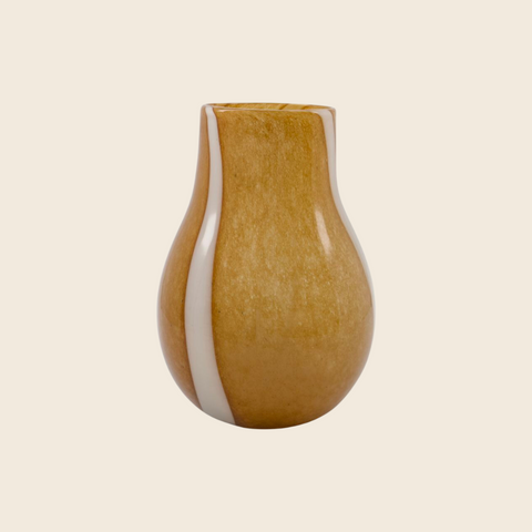 Brown Glass Mooni Vase by House Doctor