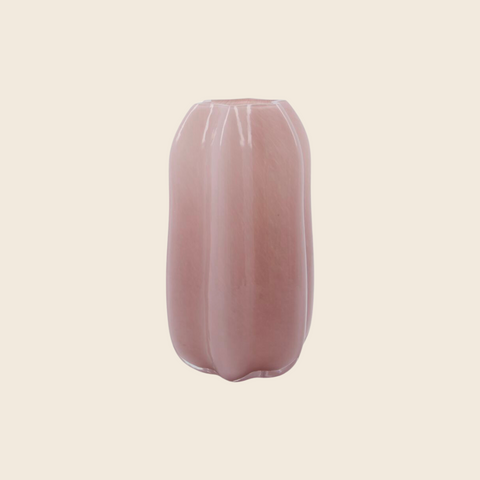 Nixi Glass Vase | Rose Pink