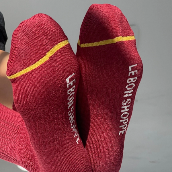 Boyfriend Socks | Cardinal
