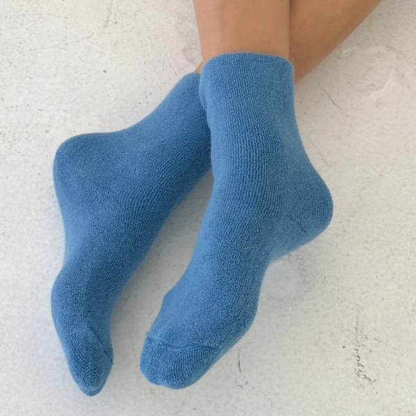Cloud Socks | Cerulean Blue