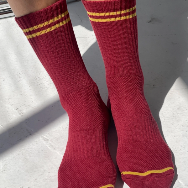 Boyfriend Socks | Cardinal