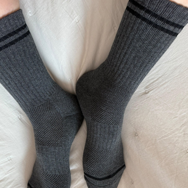 Boyfriend Socks | Charcoal