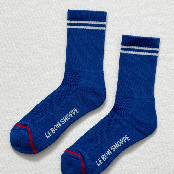 Boyfriend Socks | Cobalt Blue