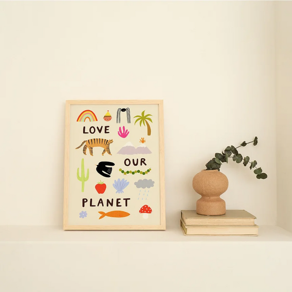 Love Our Planet Print | A4