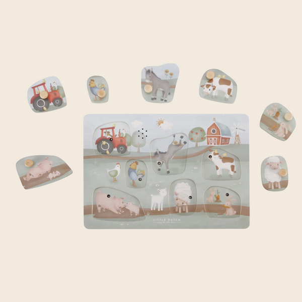 Wooden Sound Puzzle | Little Farm