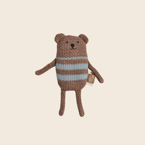 Knitted Bear Rattle by OYOY Mini