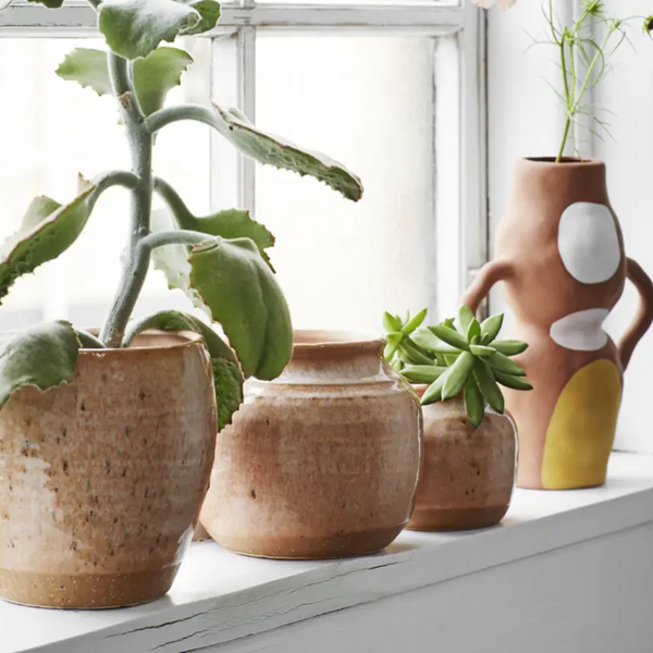 Stoneware Plant Pot | Peach