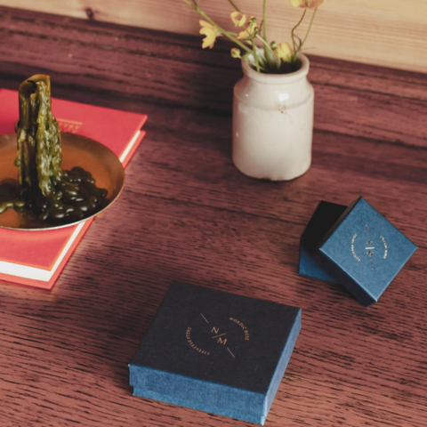 Bold Crescent Hoop Earrings | Silver