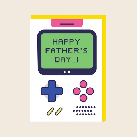 Father's Day GameBoy Card