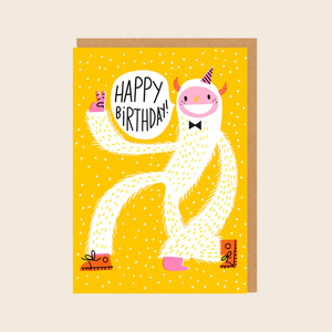 Birthday Yeti Card