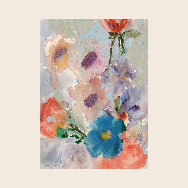 Bunch Of Flowers Print | Two Sizes