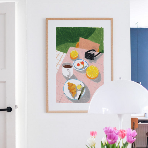 Breakfast On The Green Print | 30 x 40cm