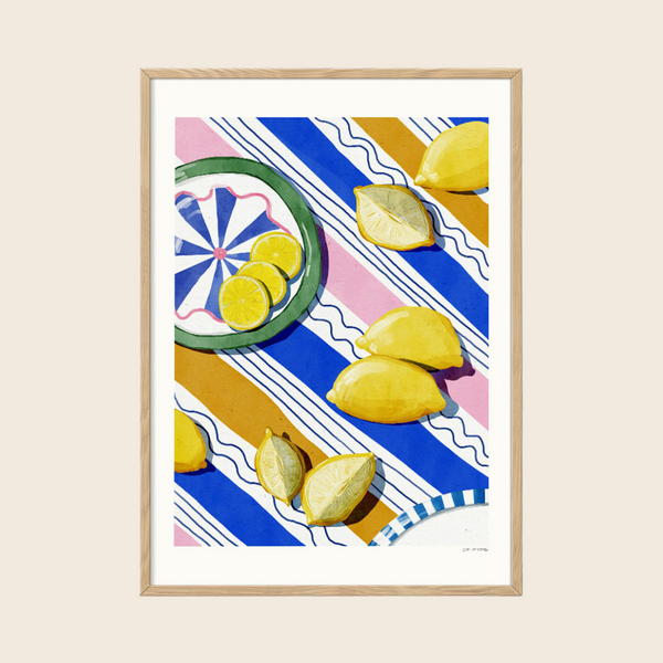 Celebration Lemons Print | 30 x 40cm
