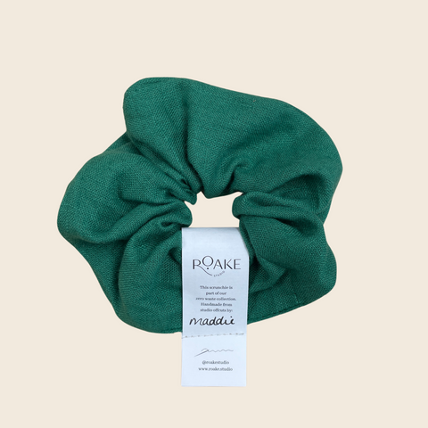 The Rosheen Zero Waste Scrunchie | Green