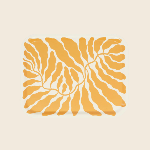 Yellow Leaves Art Tray