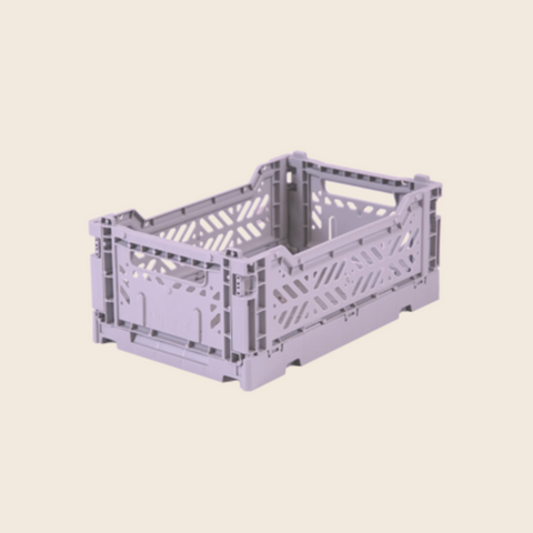 Mini Folding Storage Crate | Orchid Purple