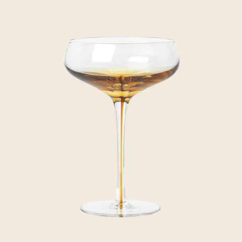 Broste Copenhagen Amber Cocktail Glass