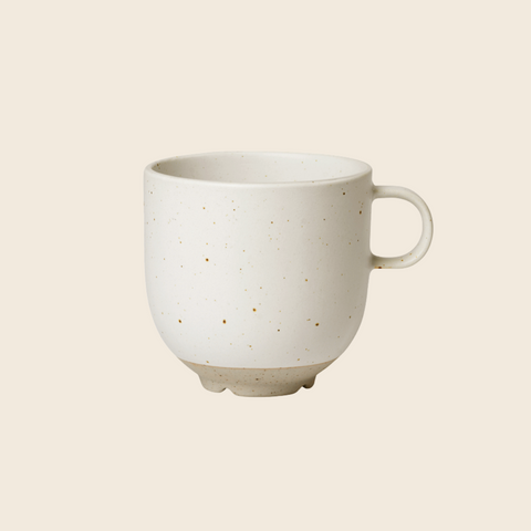 Broste Copenhagen Eli Stoneware Mug in White Speckle