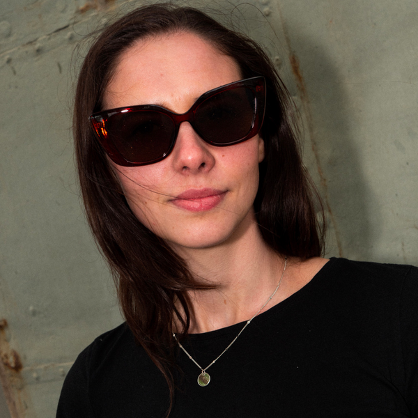 Sue Recycled Plastic Sunglasses | Cola Brown