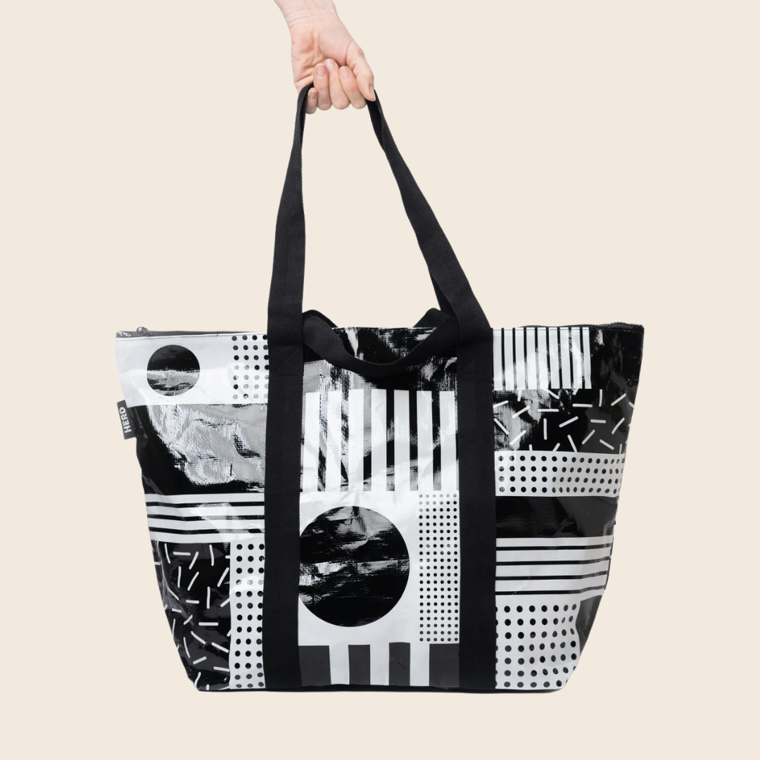 The Mono 100 Recycled Plastic Zipped Tote Bag Bellwoods