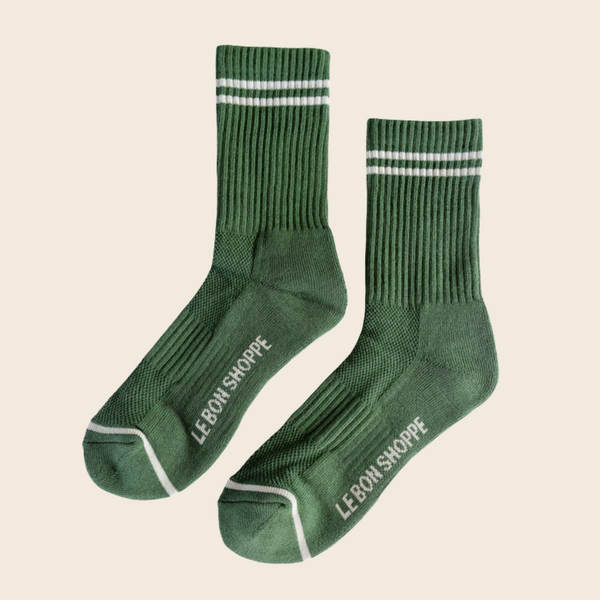 Le Bon Shoppe Boyfriend Socks Moss Green