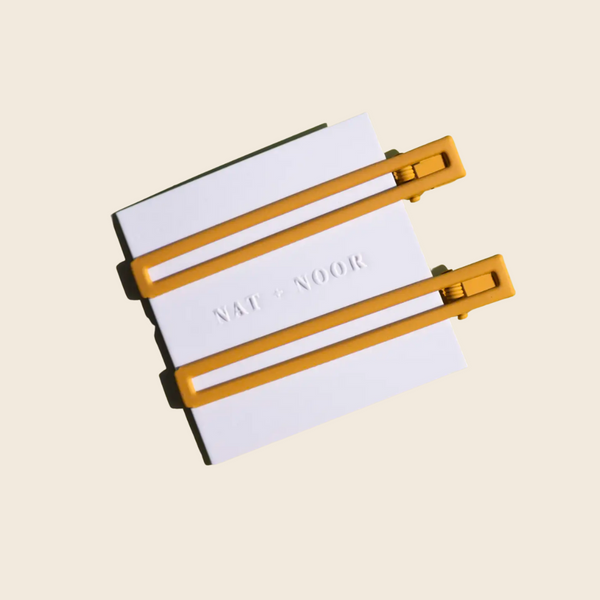 Nat And Noor Leia Hair Clips | Mustard