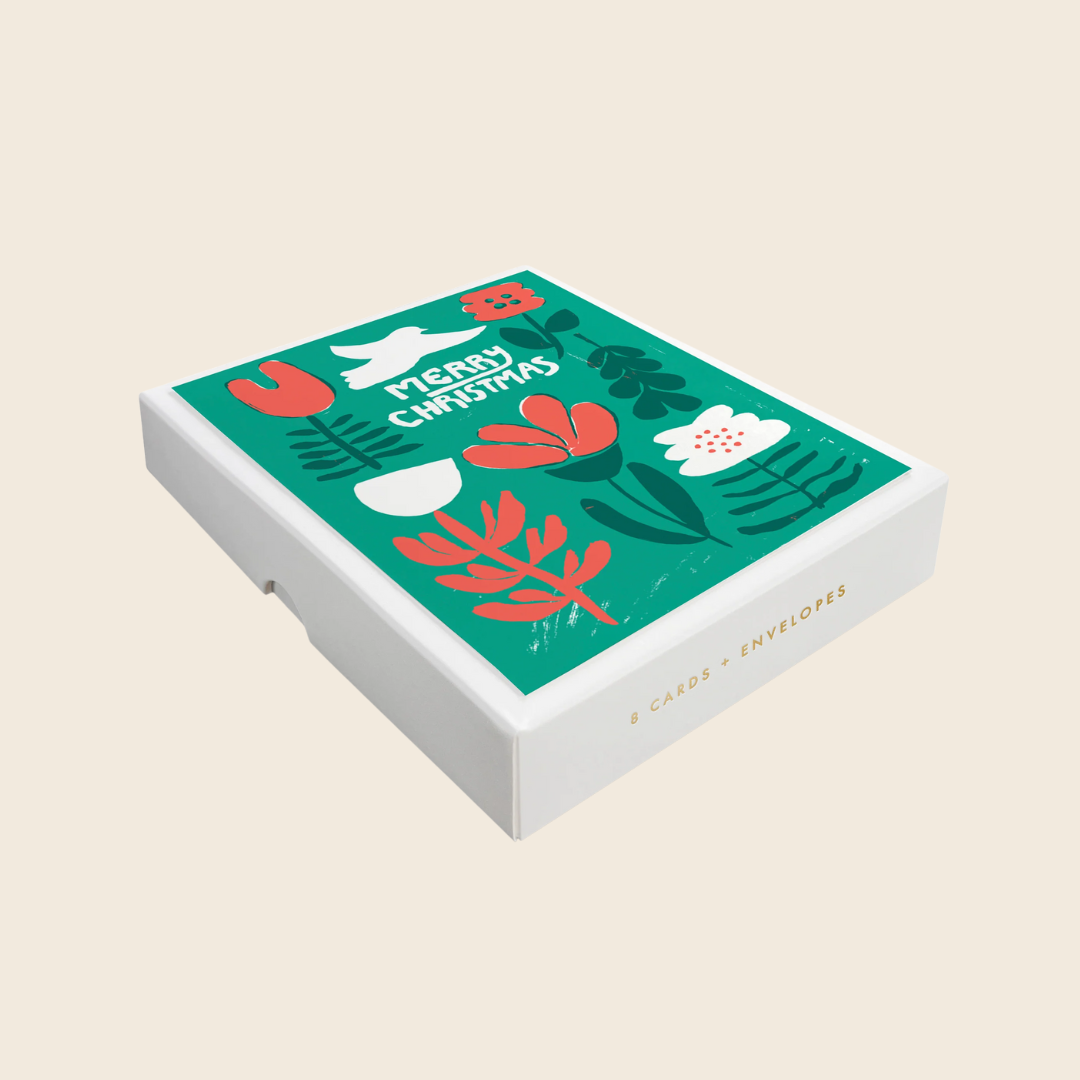 Christmas Flowers Box Set | 8 Cards