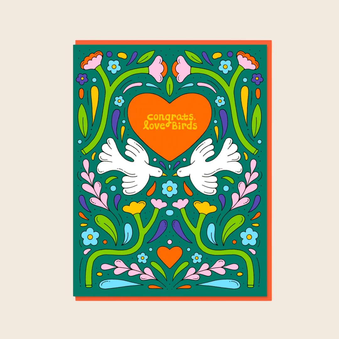 Congrats Love Birds Card