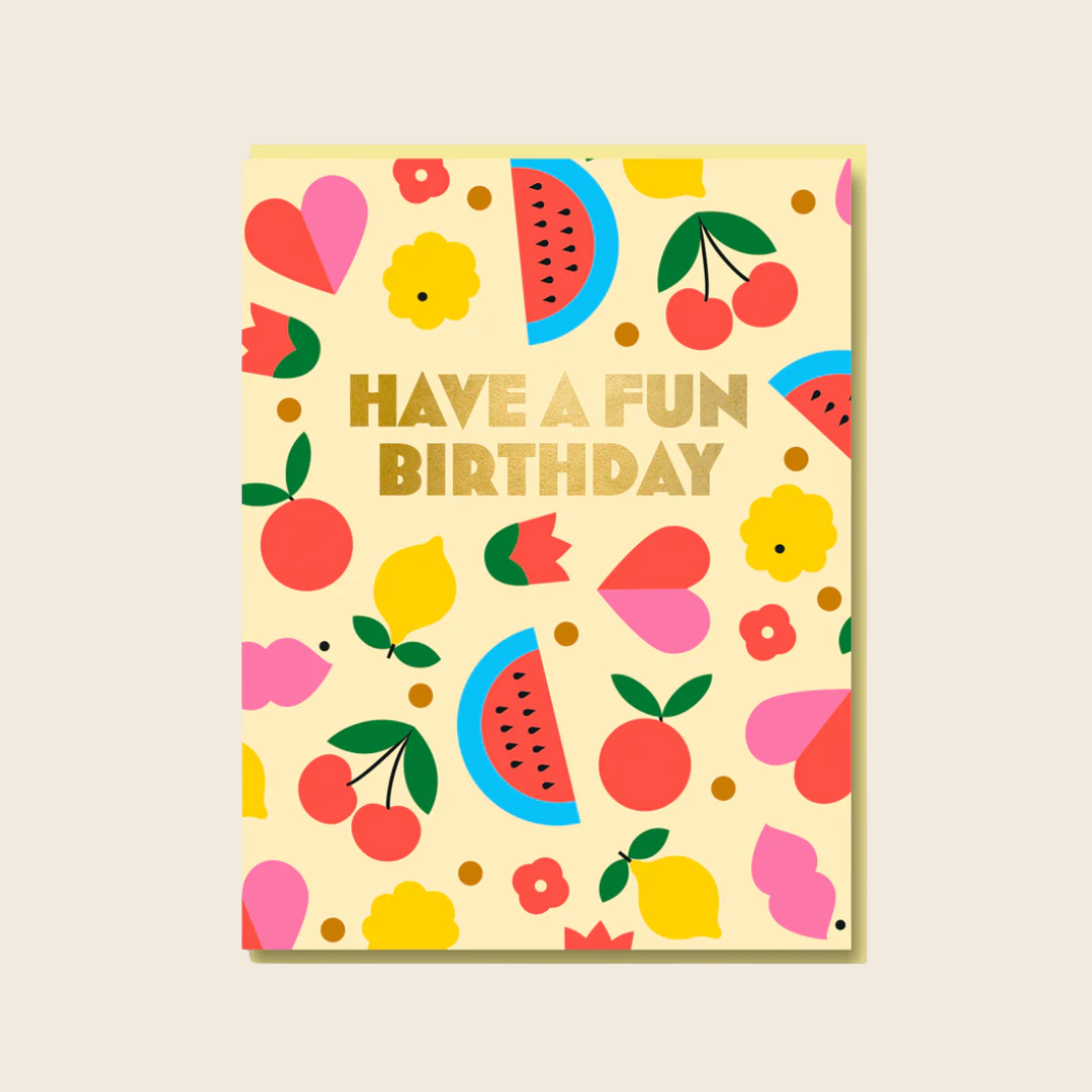 Fruity Birthday Card