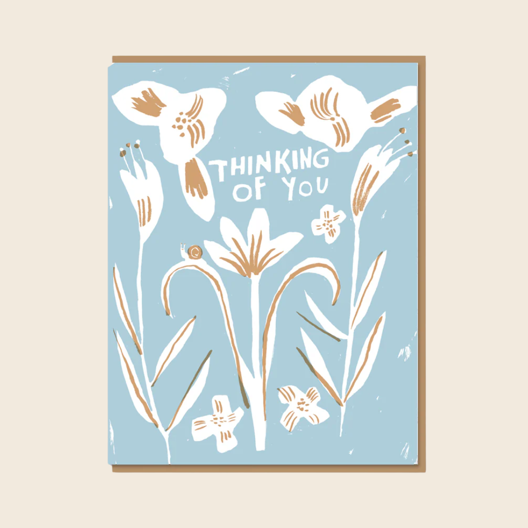 Thinking Of You Lilies Card