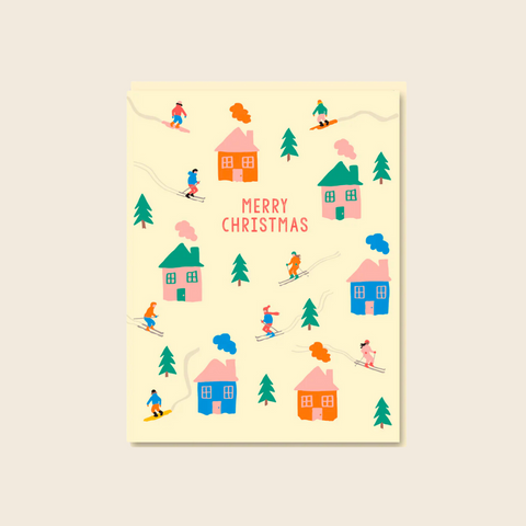 Christmas on the Slopes Card