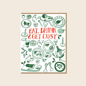 Eat, Drink and Get Cosy Card