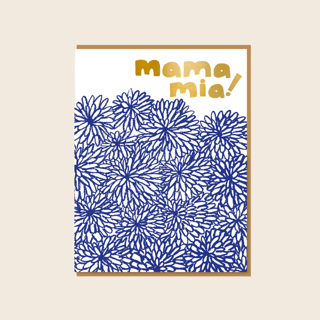 Mama Mia Flowers Card