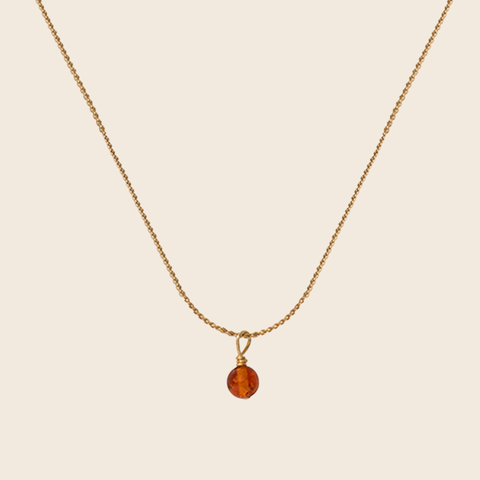 Amber Bead Necklace