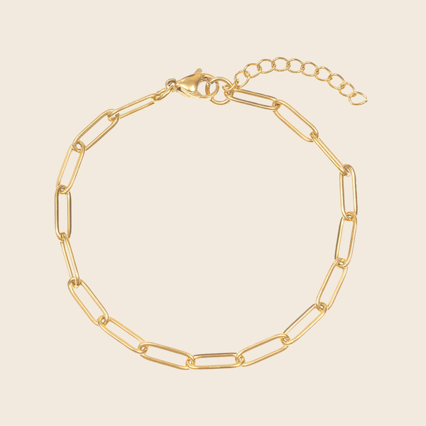 Cable Chain Bracelet | Gold