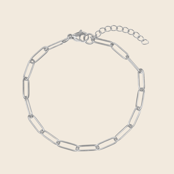 Cable Chain Bracelet | Silver