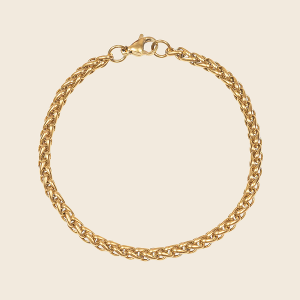 Woven Rope Bracelet | Gold
