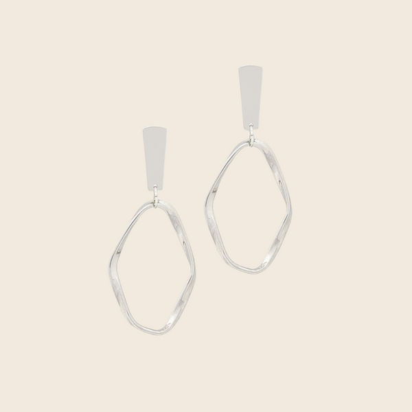 Farah Earrings | Silver