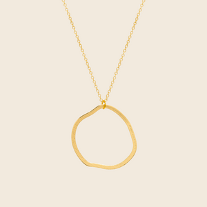 A Weathered Penny Gold Alber Necklace