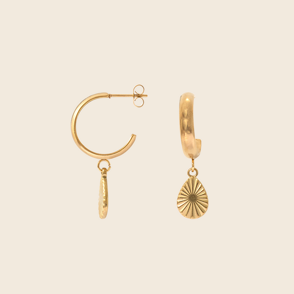 Sol Hoops | Gold