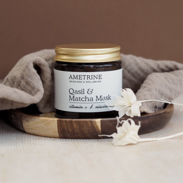 Qasil and Matcha Powder Mask