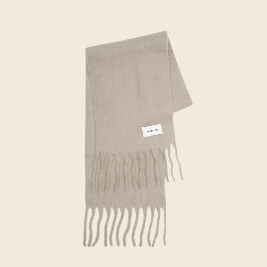 The Reykjavik Recycled Scarf | Arctic Grey