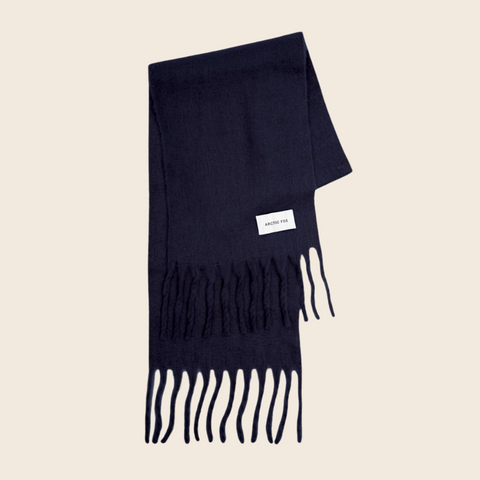 The Reykjavik Recycled Scarf | Midnight Blue